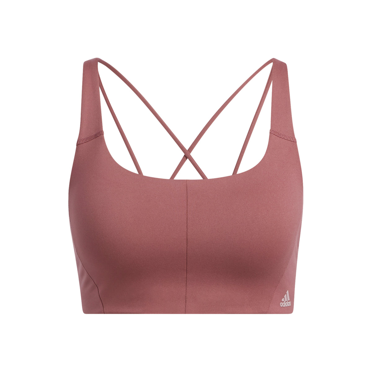 adidas Velcro Studio Mid Stripes Reggiseni sportivi Donna - rosso