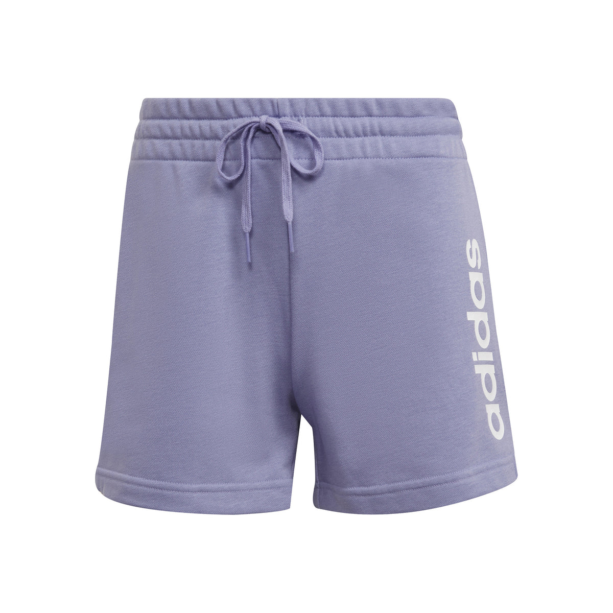 adidas Linear French Terry Shorts Femmes - violet, blanc