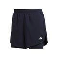 MIN 2in1 Shorts Damen - dunkelblau,