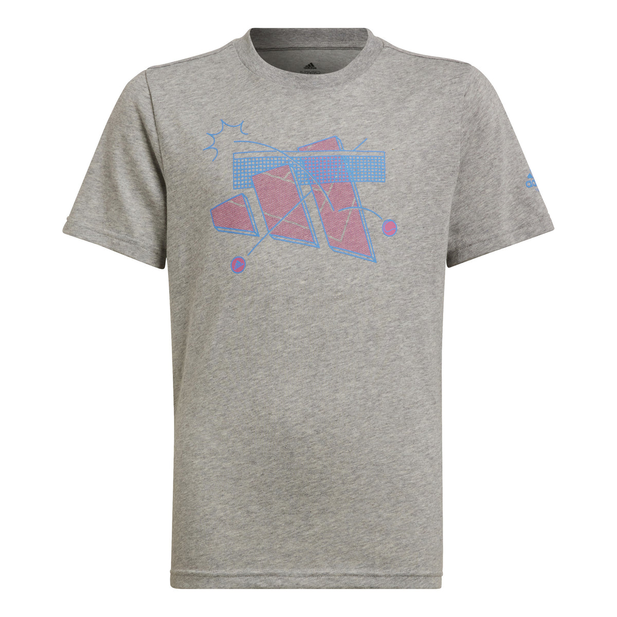 adidas Cat Graphic T-Shirt Jungen - grau,