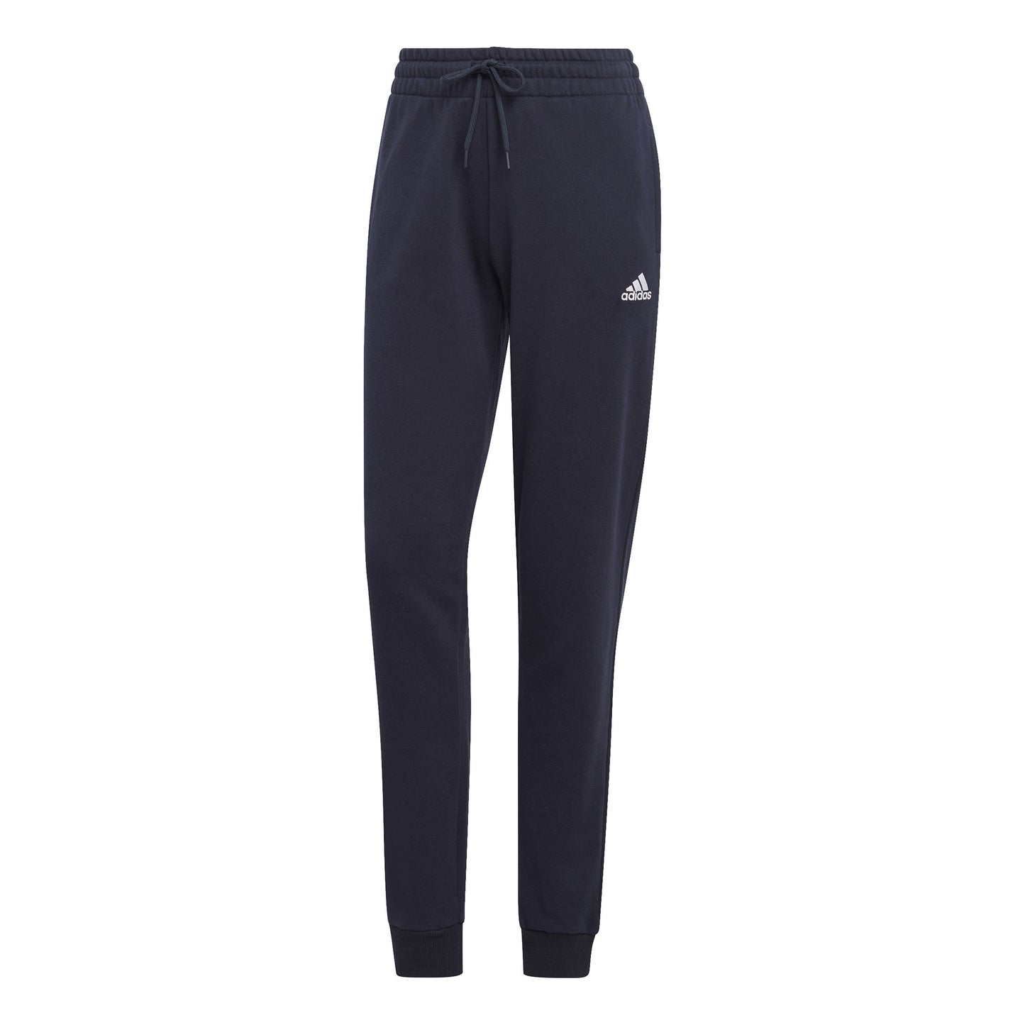 adidas Essentials Linear French Terry Pantalon survêtement Femmes - bleu foncé, blanc