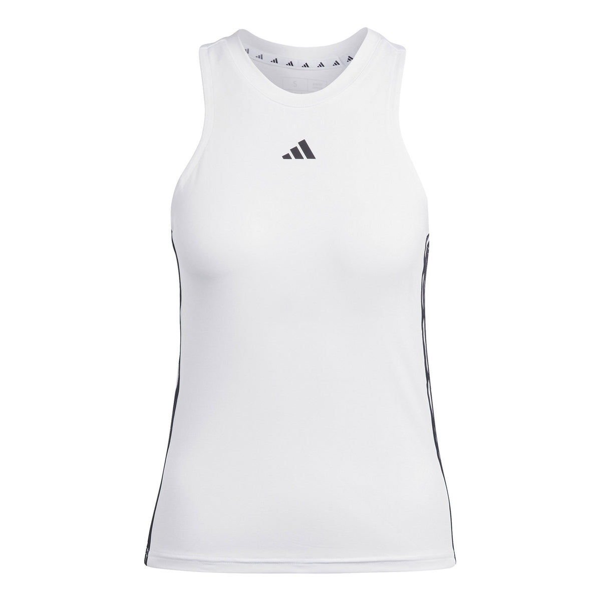 adidas AEROREADY Train Regular 3-Stripes Tank-Top Damen - weiß, schwarz