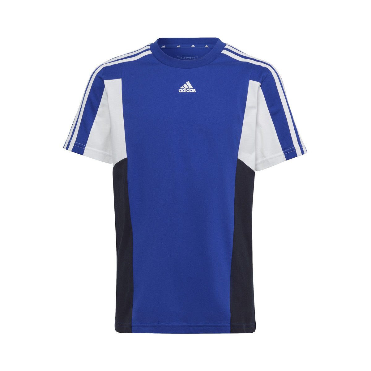 adidas Colorblock 3-Stripes Regular Fit T-shirt Garçons - bleu, blanc