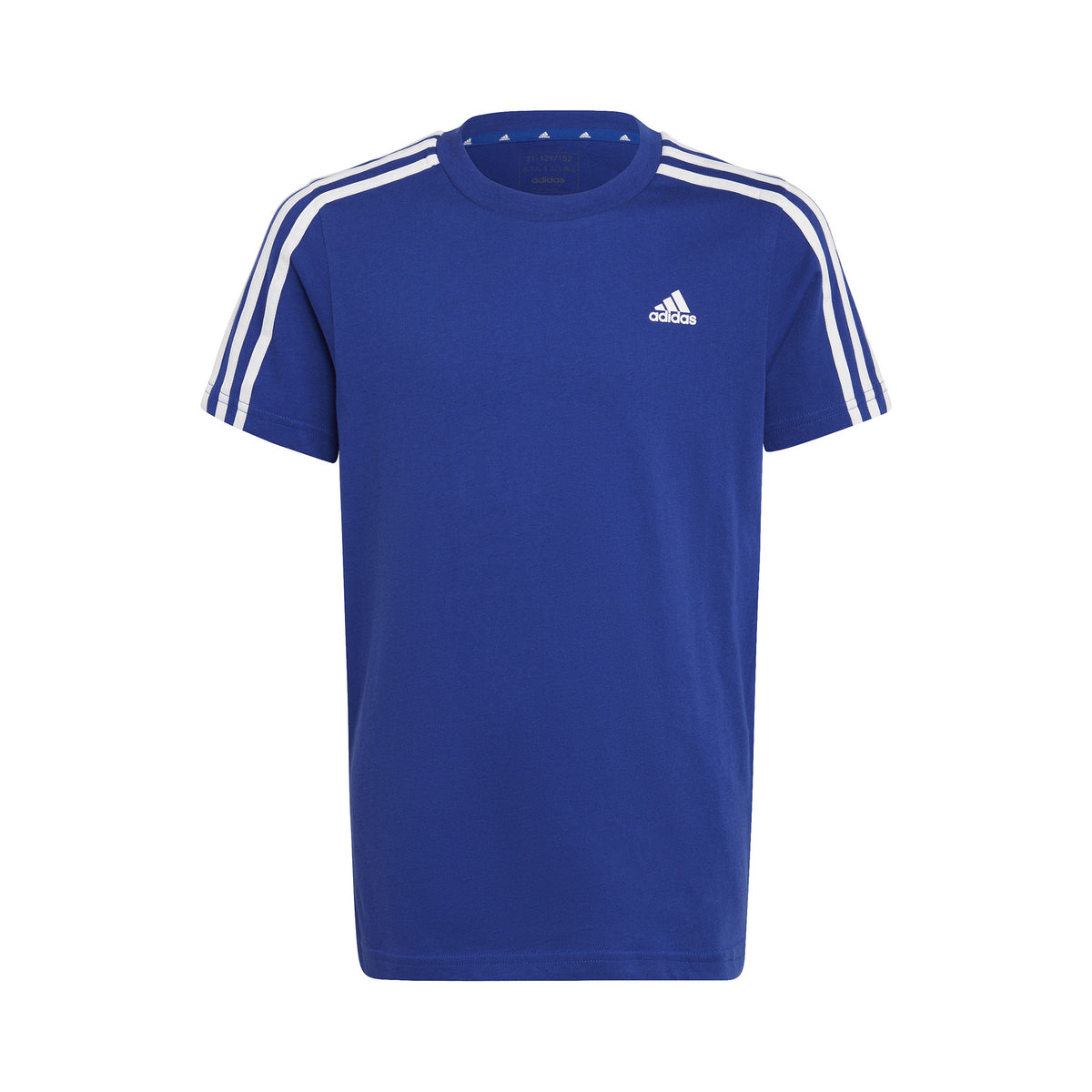 adidas 3Stripes Maglietta Ragazzi - blu, bianco