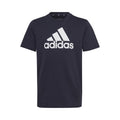 Big Logo T-Shirt Jungen - dunkelblau, weiß