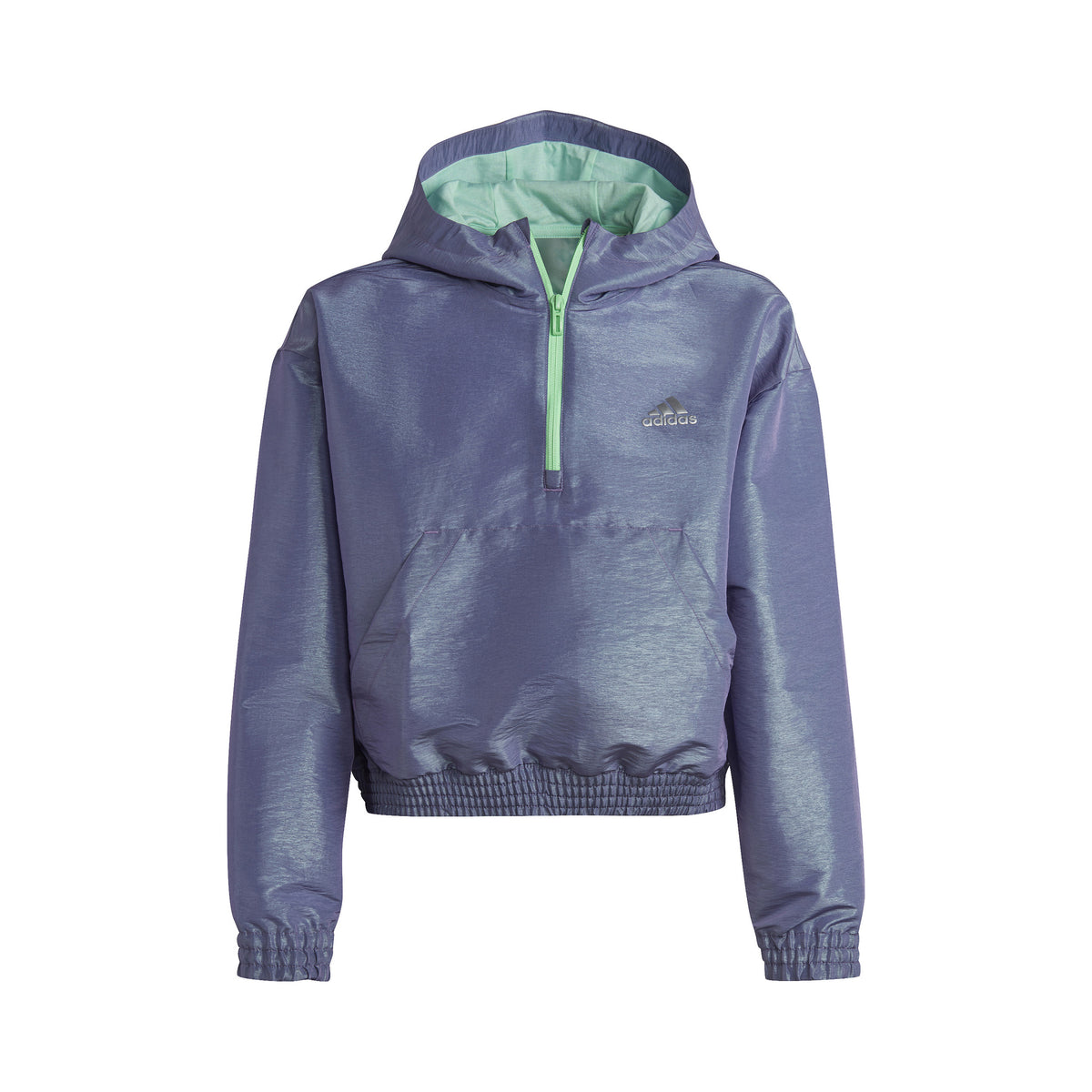 adidas Dance Loose Fit Woven Half-Zip Hooded Trainingsjacke Mädchen - lila, mint