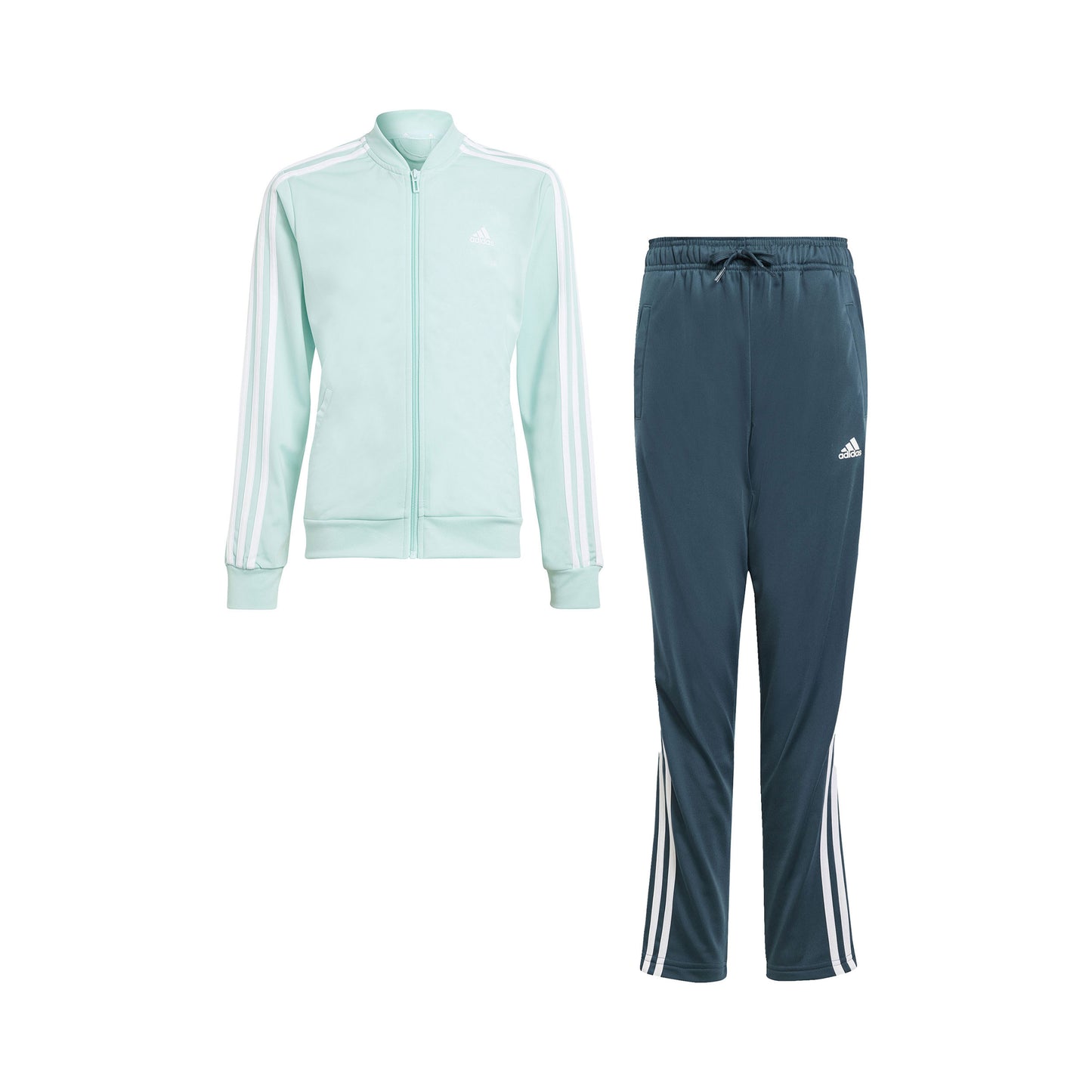 adidas 3Stripes Tuta da allenamento Ragazze - mint, color petrolio