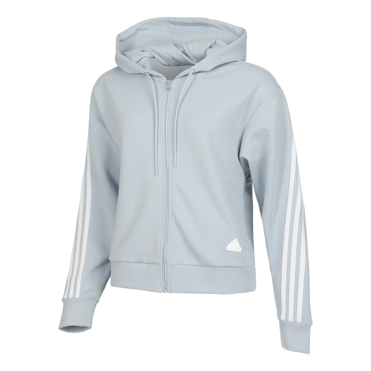 adidas Linear French Terry Gilet en coton Femmes - bleu gris, blanc