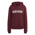 Linear French Terry Sweat à capuche Femmes - rouge, blanc