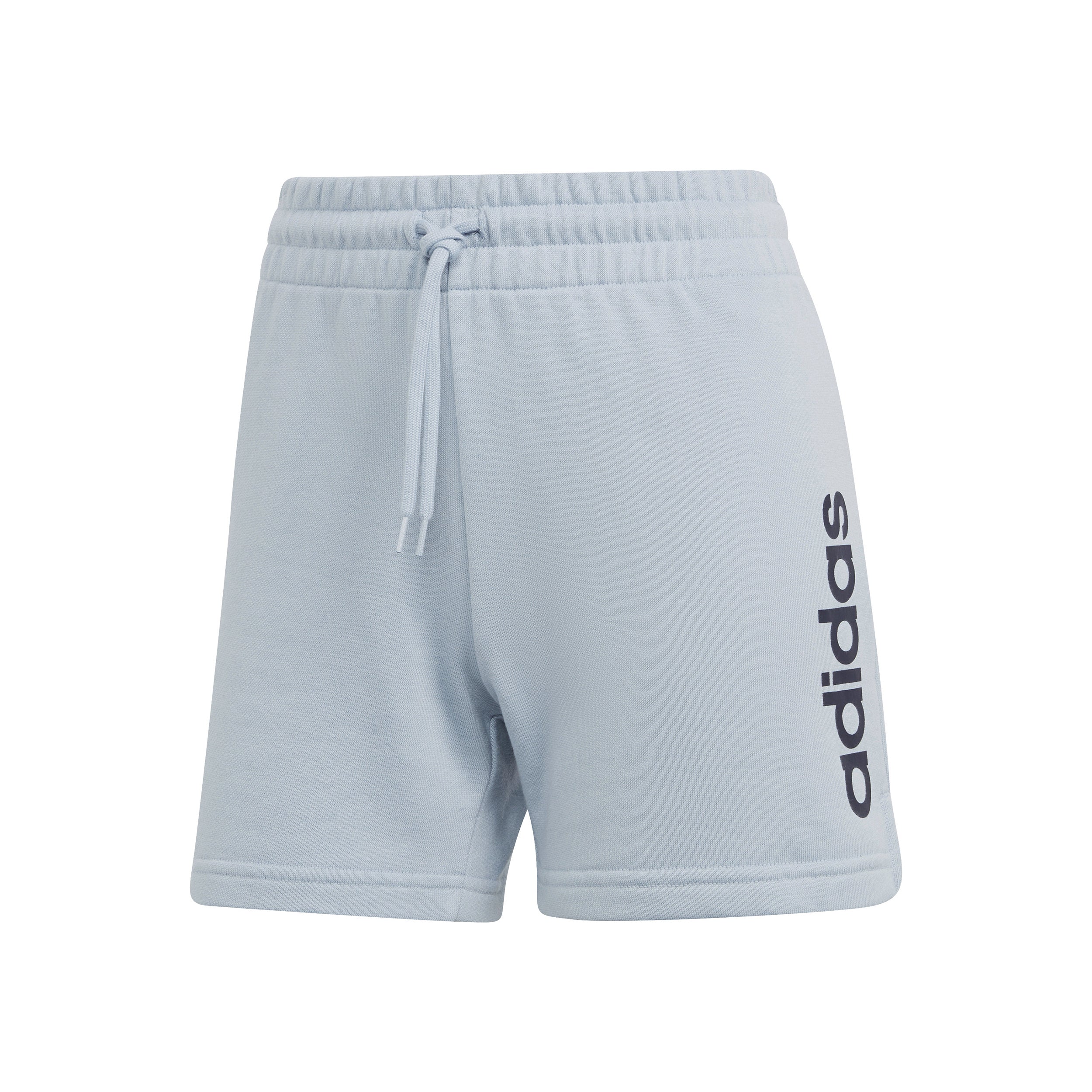 adidas Linear French terry Shorts Femmes - bleu gris, bleu foncé