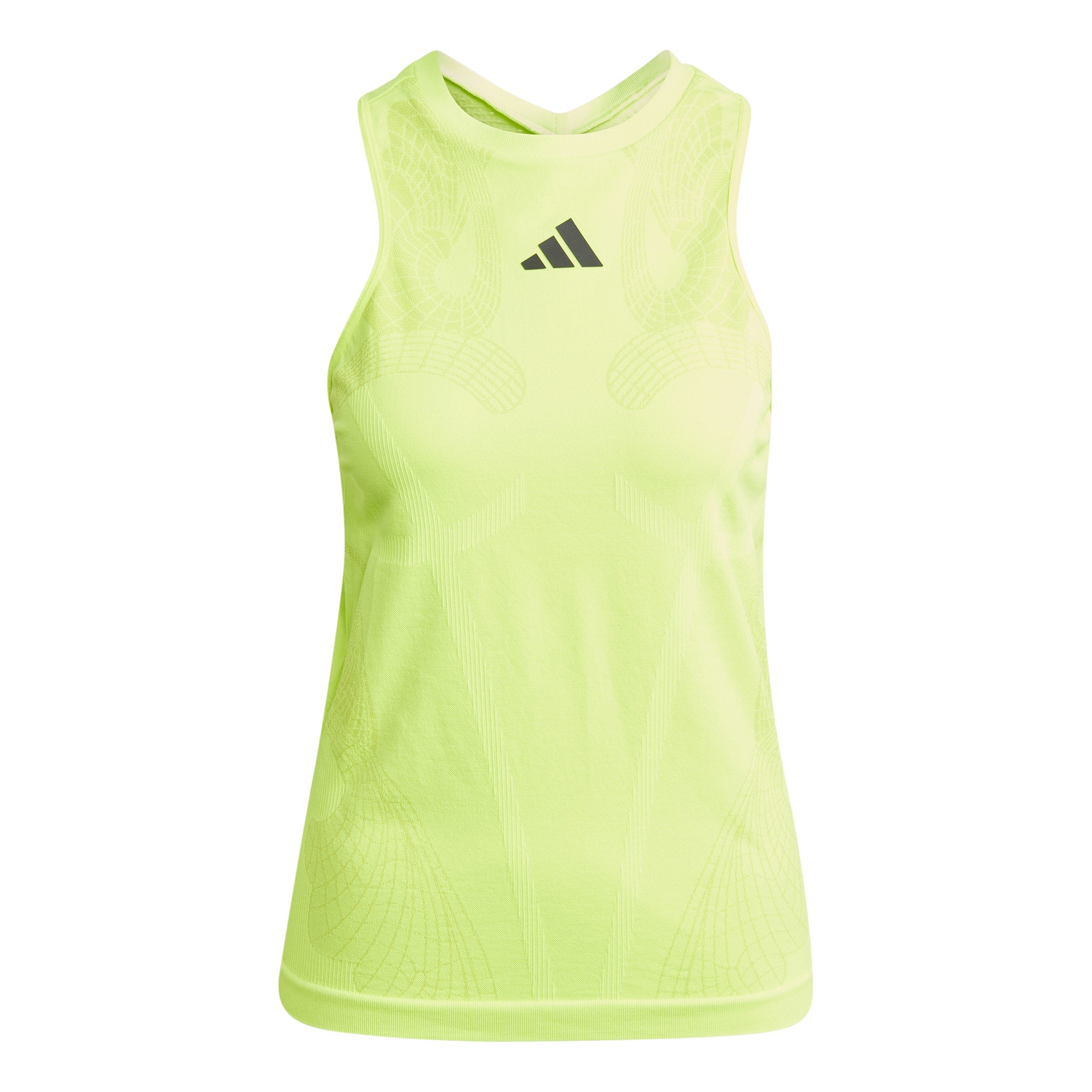 adidas Pro Y-Tank Débardeur Tank Top Femmes-Jaune Lemon