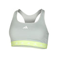 Power Medium-Support Tech-Fit Sport-BH Damen - silber, hellgrün