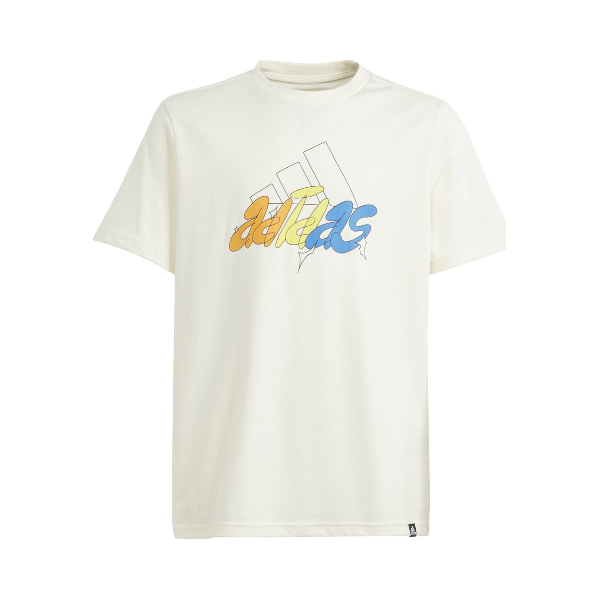 adidas Graphic Illustrated T-shirt Garçons - crème, multicouleur