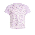 AOP T-shirt Filles - rosé, violet