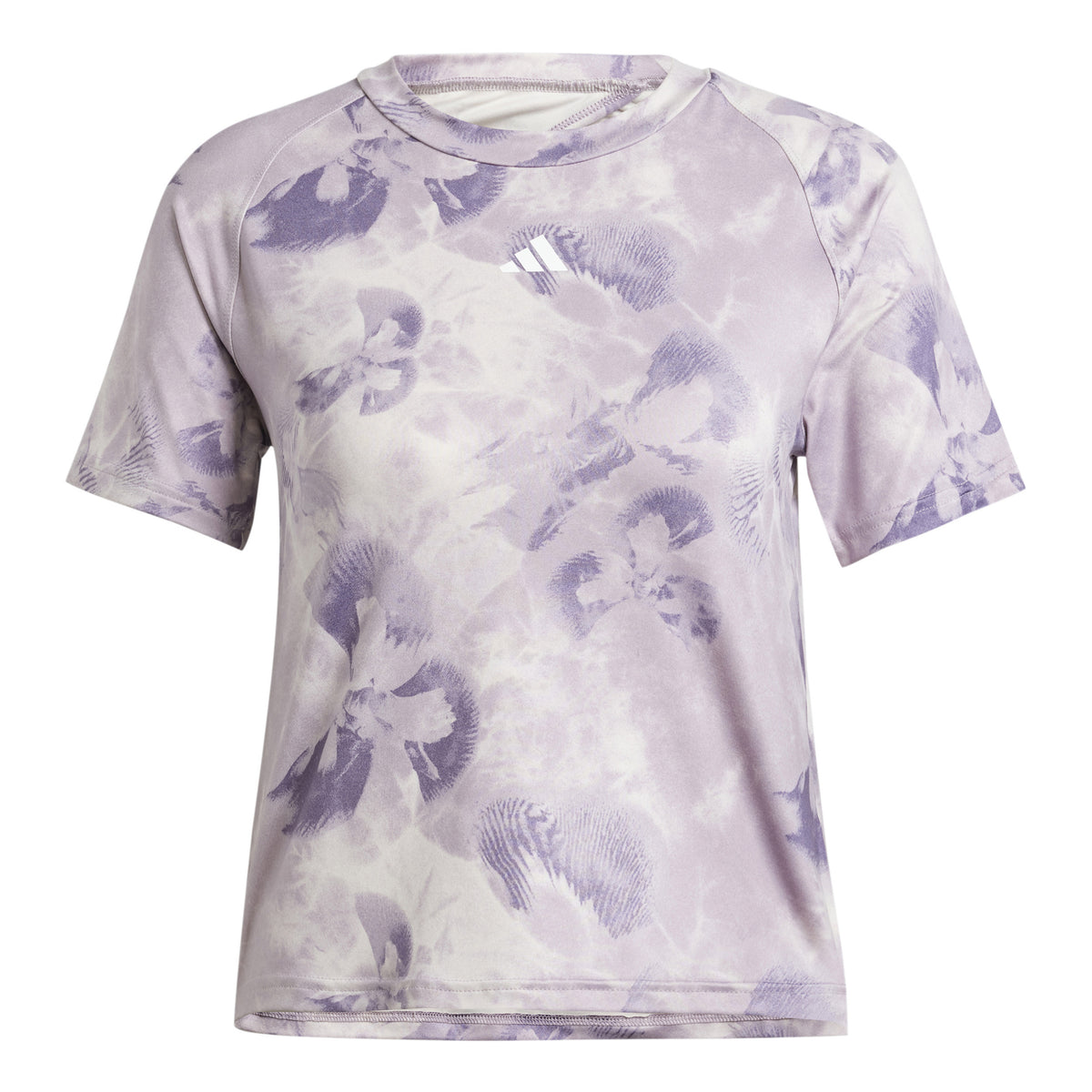 adidas AOP Flower Maglietta Donna - lilla, multicolore