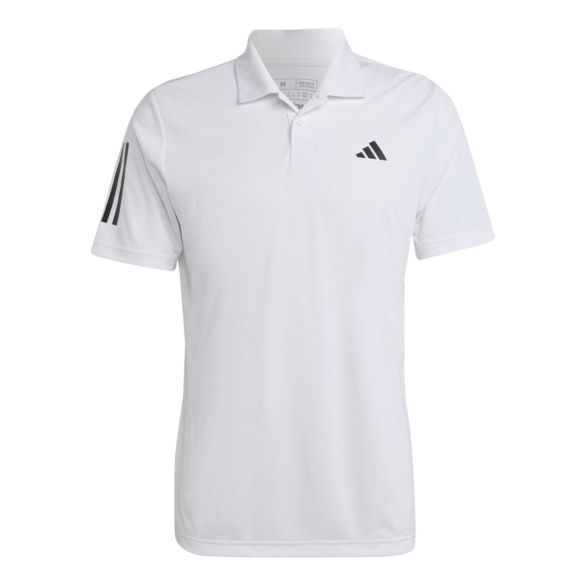 adidas Club 3-Stripes Polo Hommes - blanc, noir