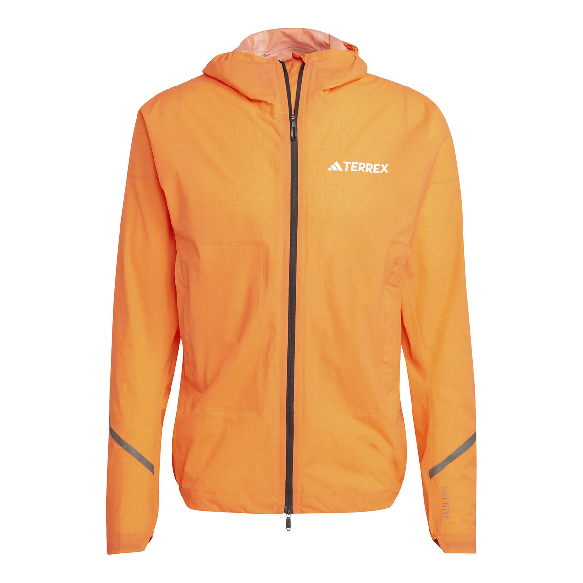 adidas Terrex XPR Light Rain Giacca da corsa Uomini - arancione neon,