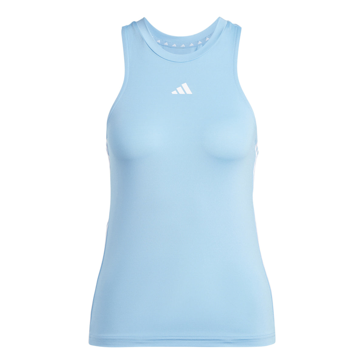 adidas Training Essential 3 Stripes Débardeur tank top Femmes - bleu, blanc