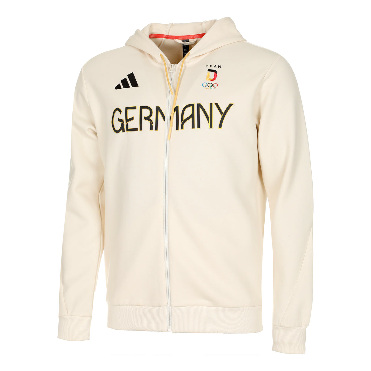adidas Team Felpa Uomini - crema,