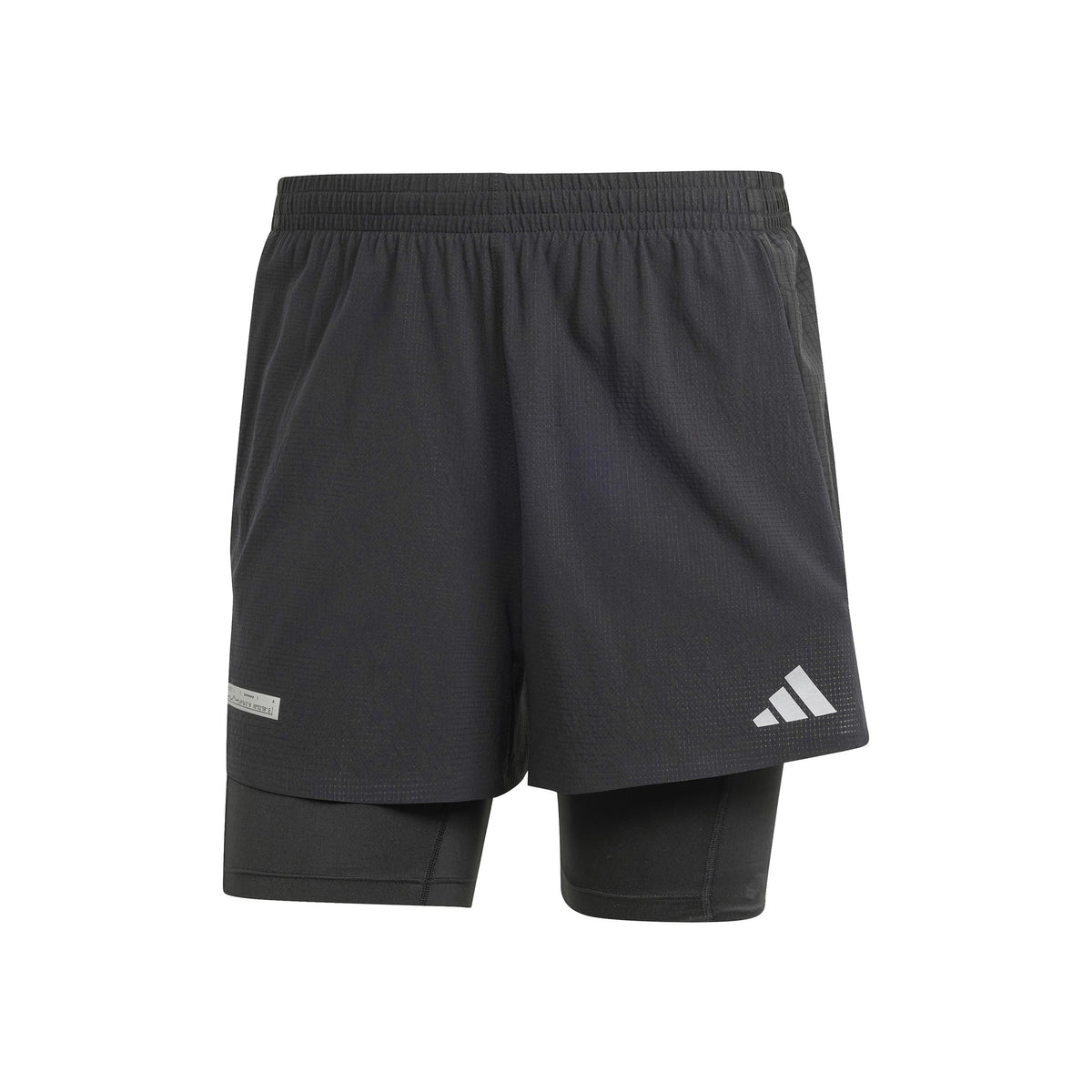 adidas Ultimate 2in1 Laufshorts Herren - schwarz,