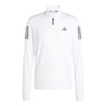 Own The Run B Half-Zip Manica lunga Uomini - bianco,