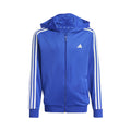 Training ES 3 Stripes Full-Zip Felpa Bambini - blu, bianco