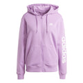 Linear French terry Full Zip Felpa Donna - rosa,