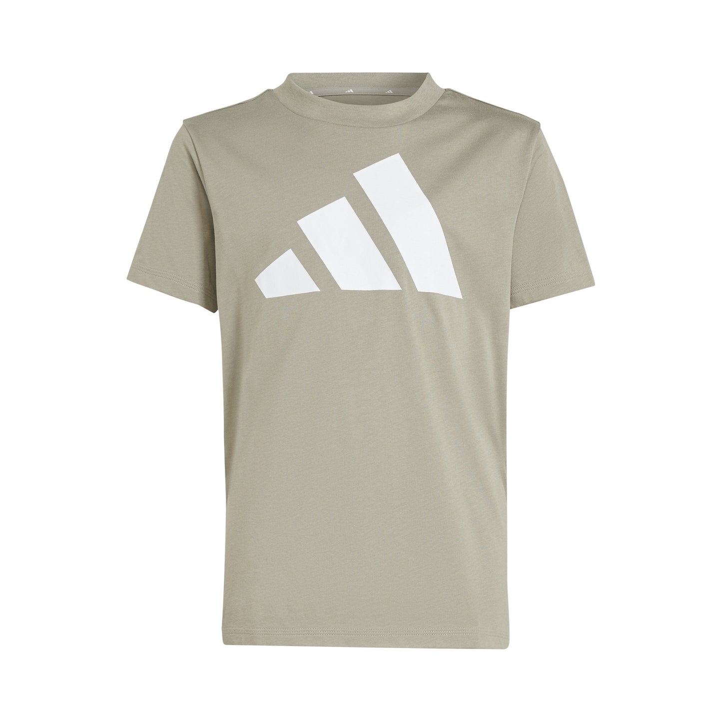 adidas Essentials Maglietta Bambini-Beige,Bianco