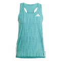 Adizero Singlet Maillot De Course Femmes-Turquoise,Vert Foncé