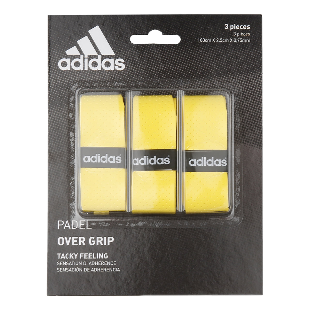 adidas Padel Overgrip 3er Pack - gelb