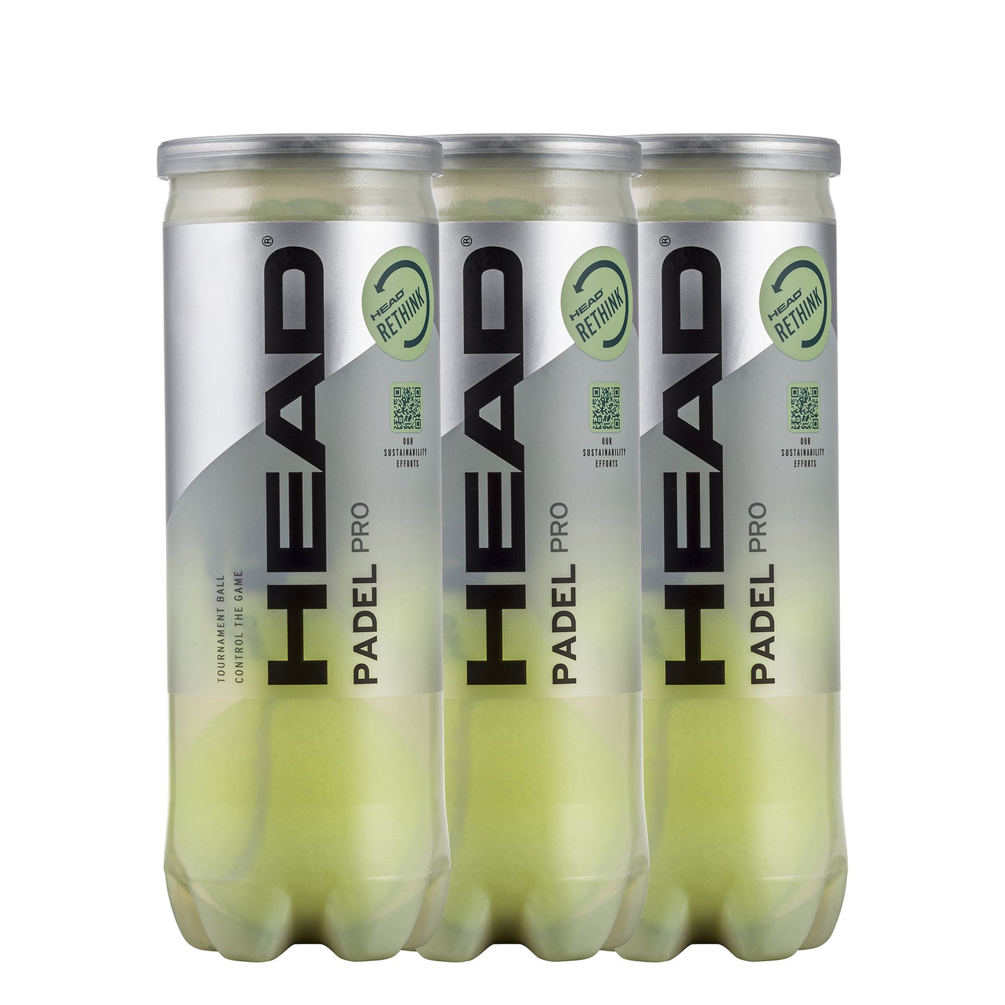 HEAD 3 Tubes de 3 Padel Pro