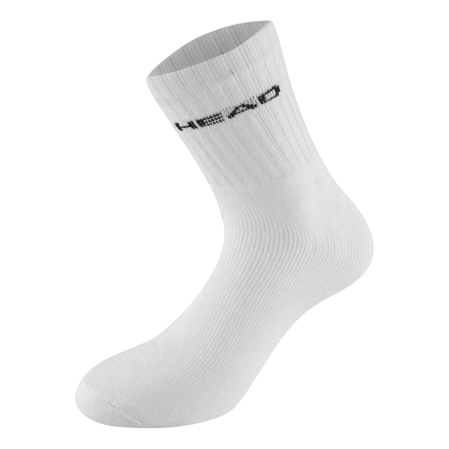 HEAD Short Crew Calzini da tennis Unisex - bianco, nero
