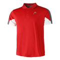 Club Tech 22 Polo Hommes - rouge, blanc