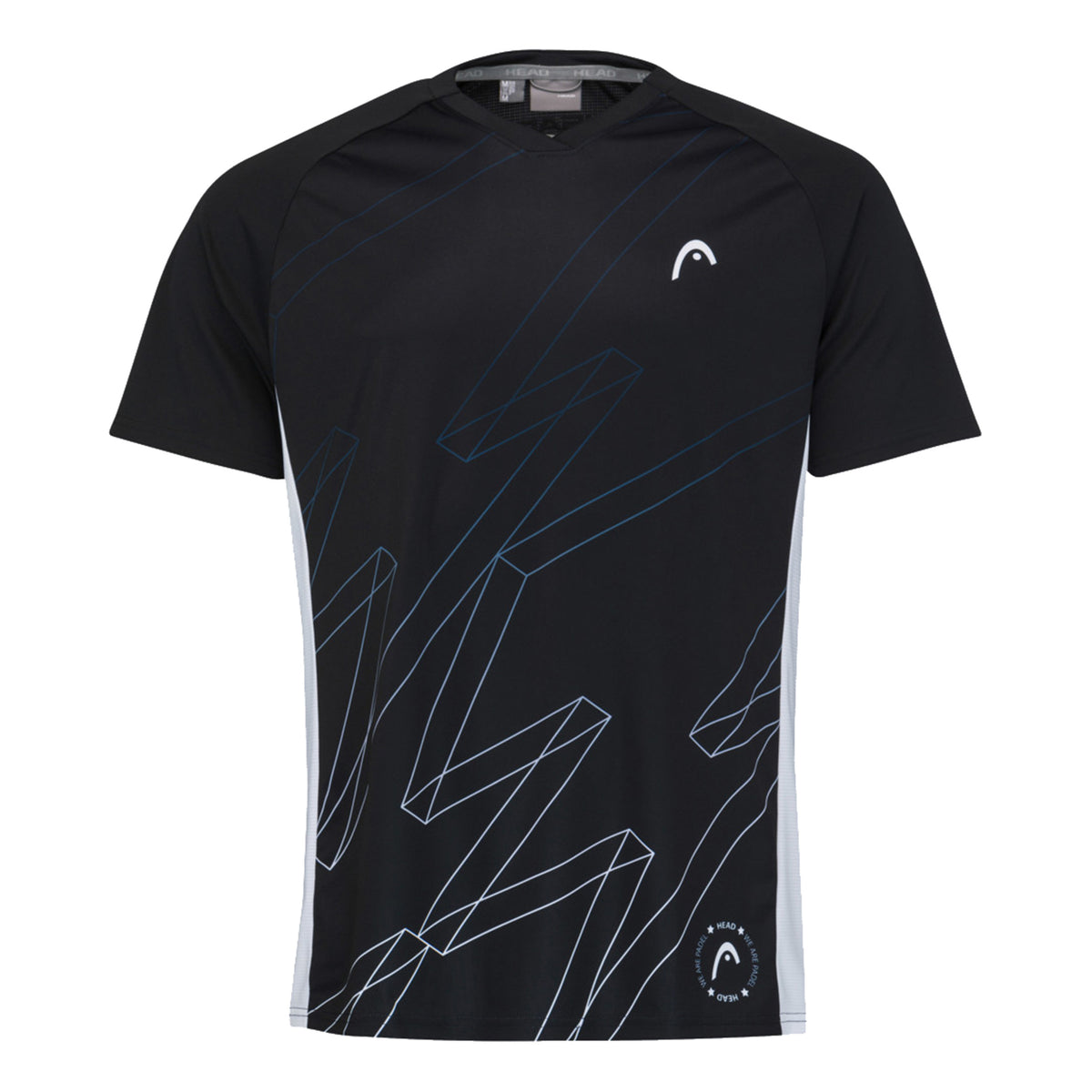 HEAD Play Tech T-Shirt Herren - schwarz, weiß