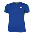Tie-Break T-Shirt Damen - blau, grün