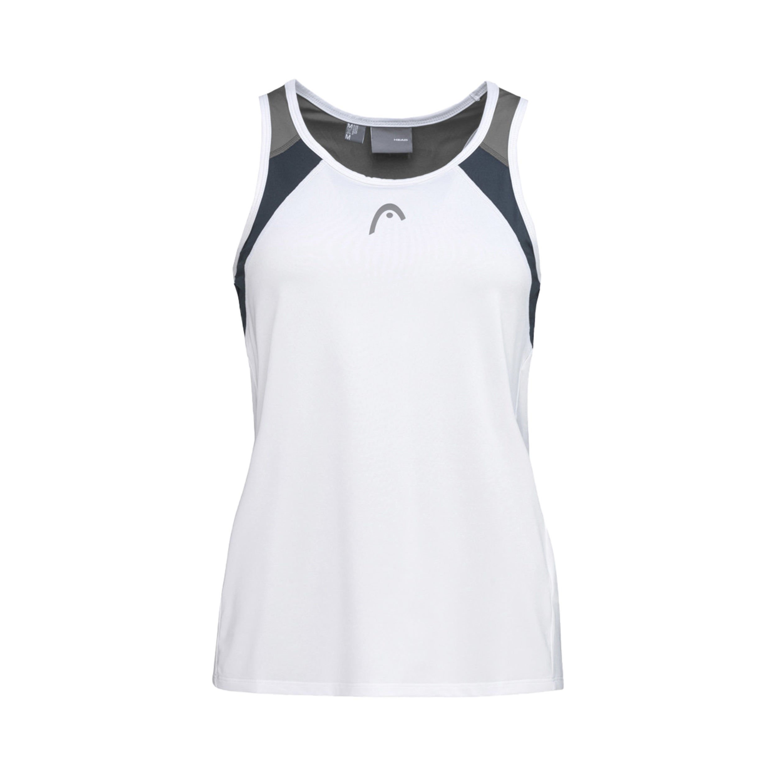 HEAD Club 22 Canottiera Ragazze - bianco, blu scuro