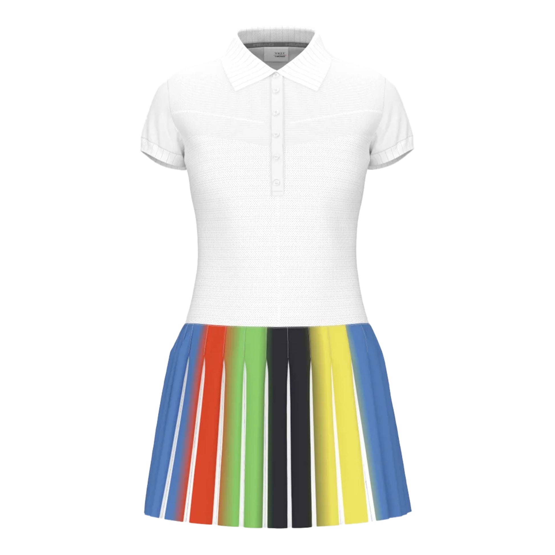 HEAD Vogue Abito Donna - bianco, multicolore