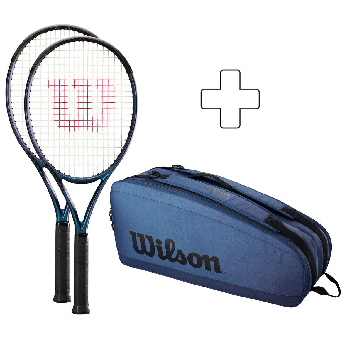Wilson Pack de 2 unités 108 V4.0 + sac de tennis