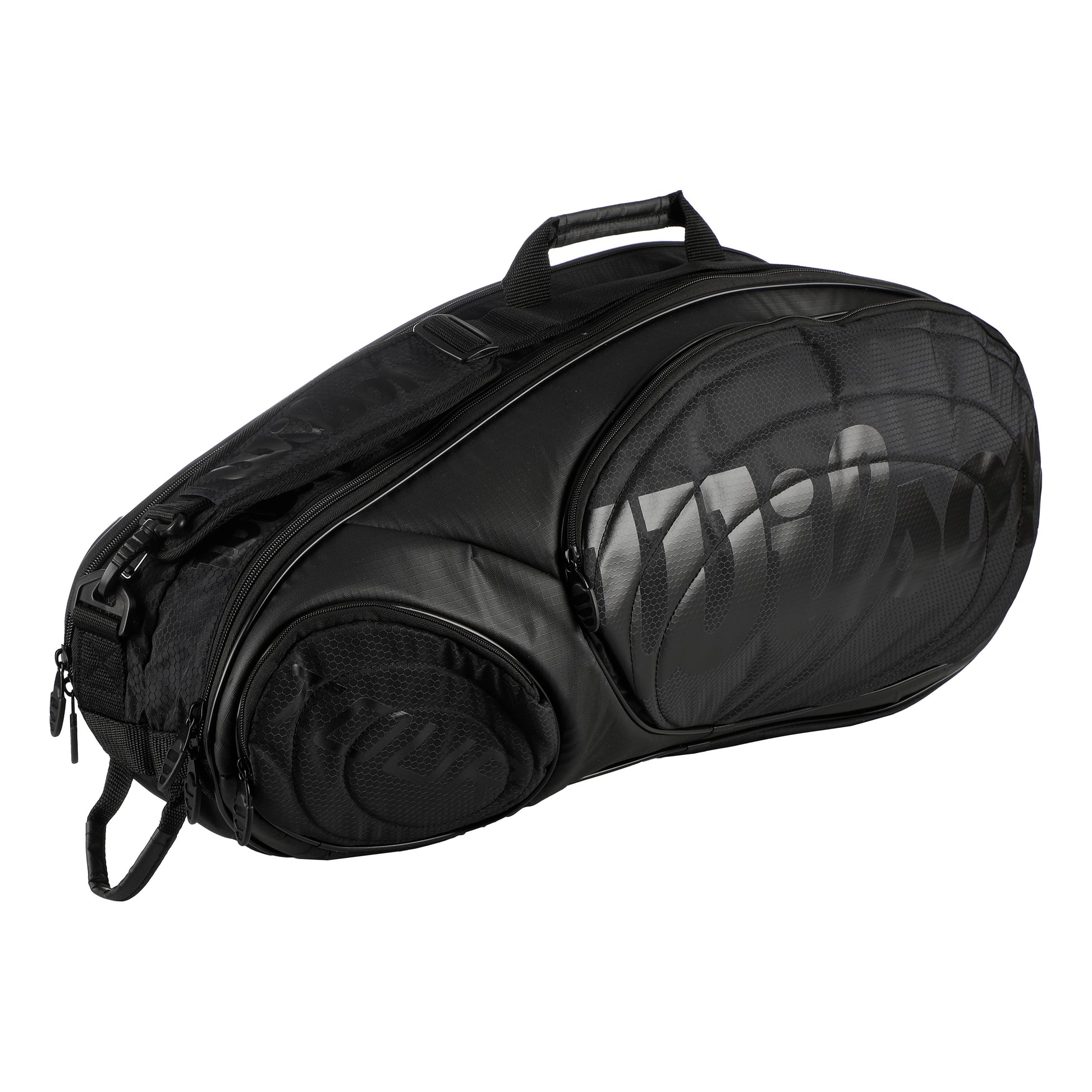 Wilson Tour Borsa Per Racchetta Da 6 Edizione Speciale-Nero,Nero Brillante