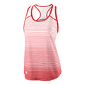 Striped Tank-Top Damen - rot, weiß