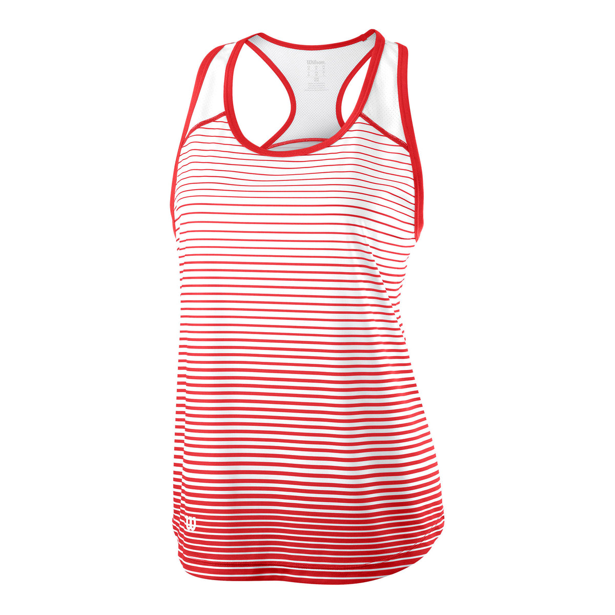 Wilson Striped Tank-Top Damen - rot, weiß