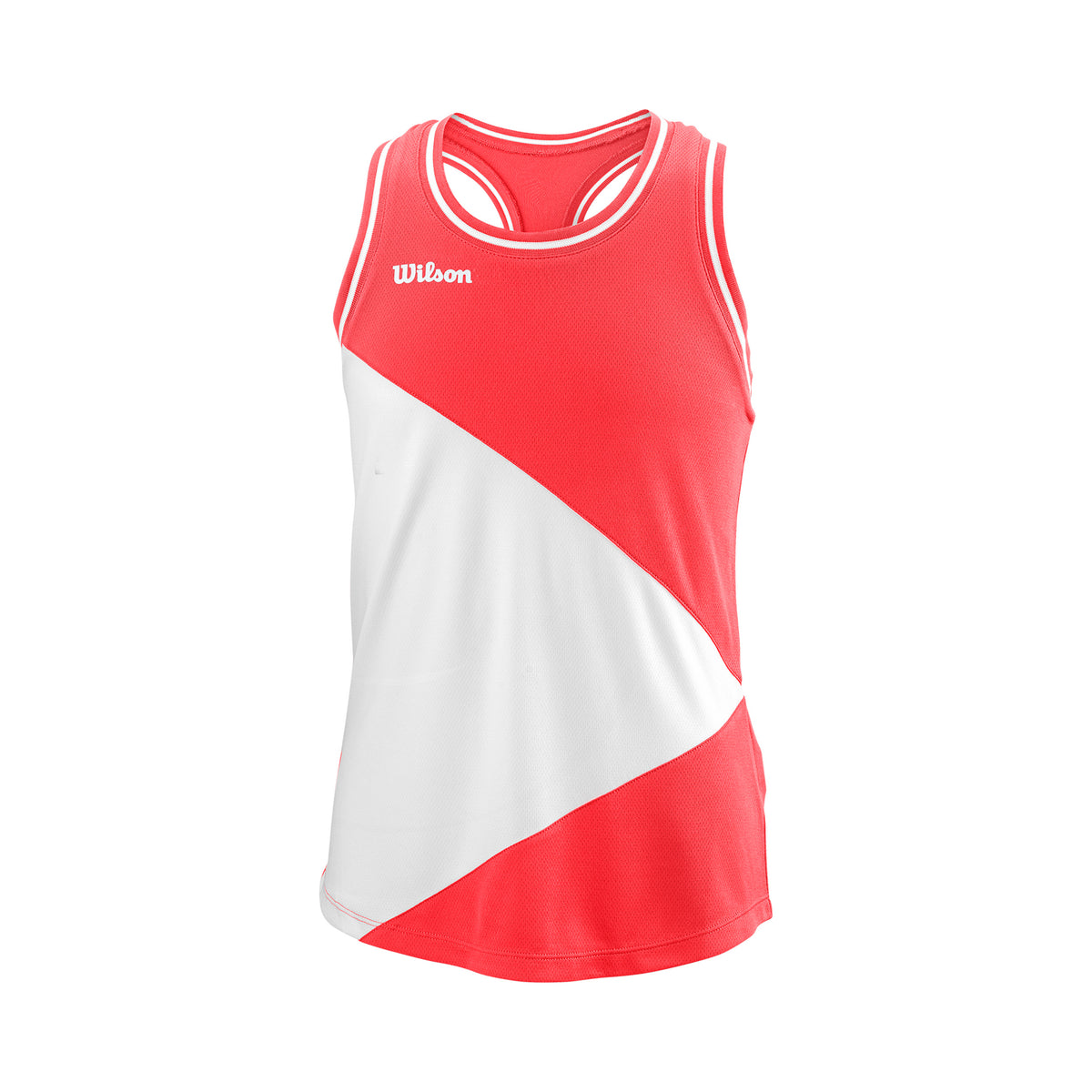 Wilson Team II Débardeur tank top Filles - corail, blanc