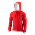 Team II Sweatjacke Herren - rot, weiß
