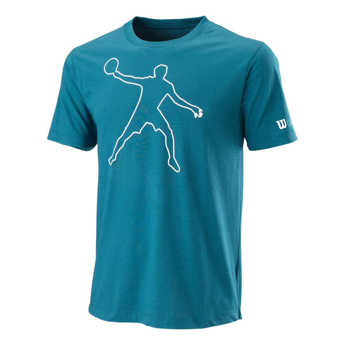 Wilson Bela Tech II T-shirt Hommes-Bleu,Blanc