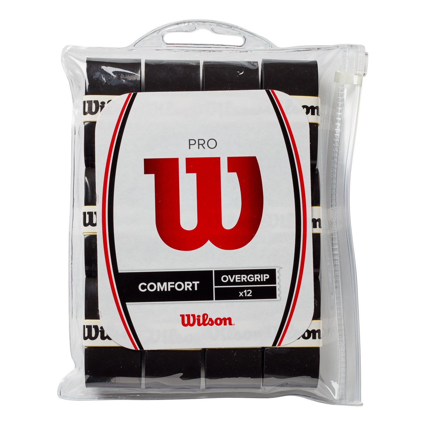 Wilson Pro Overgrip Pack De 12-Noir
