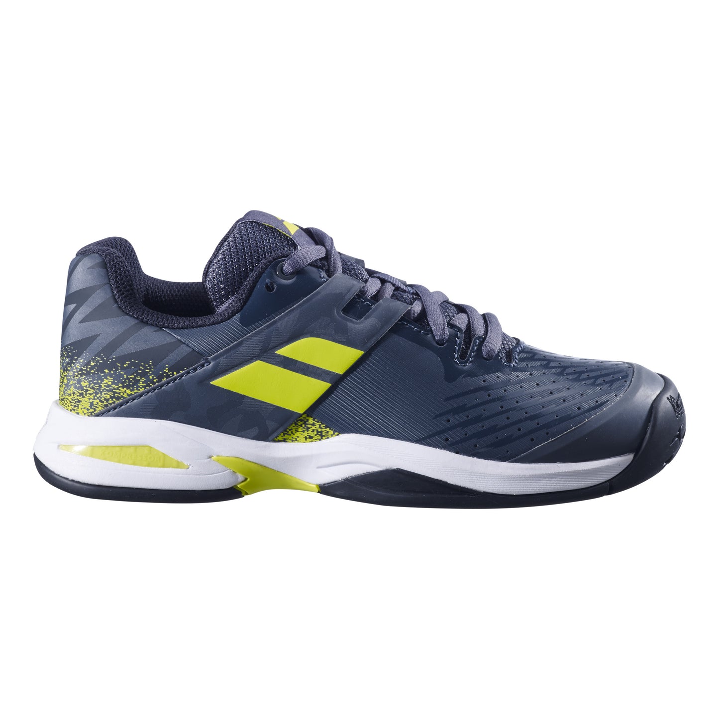 Babolat Propulse Allcourtschuh Kinder - dunkelblau, neongrün