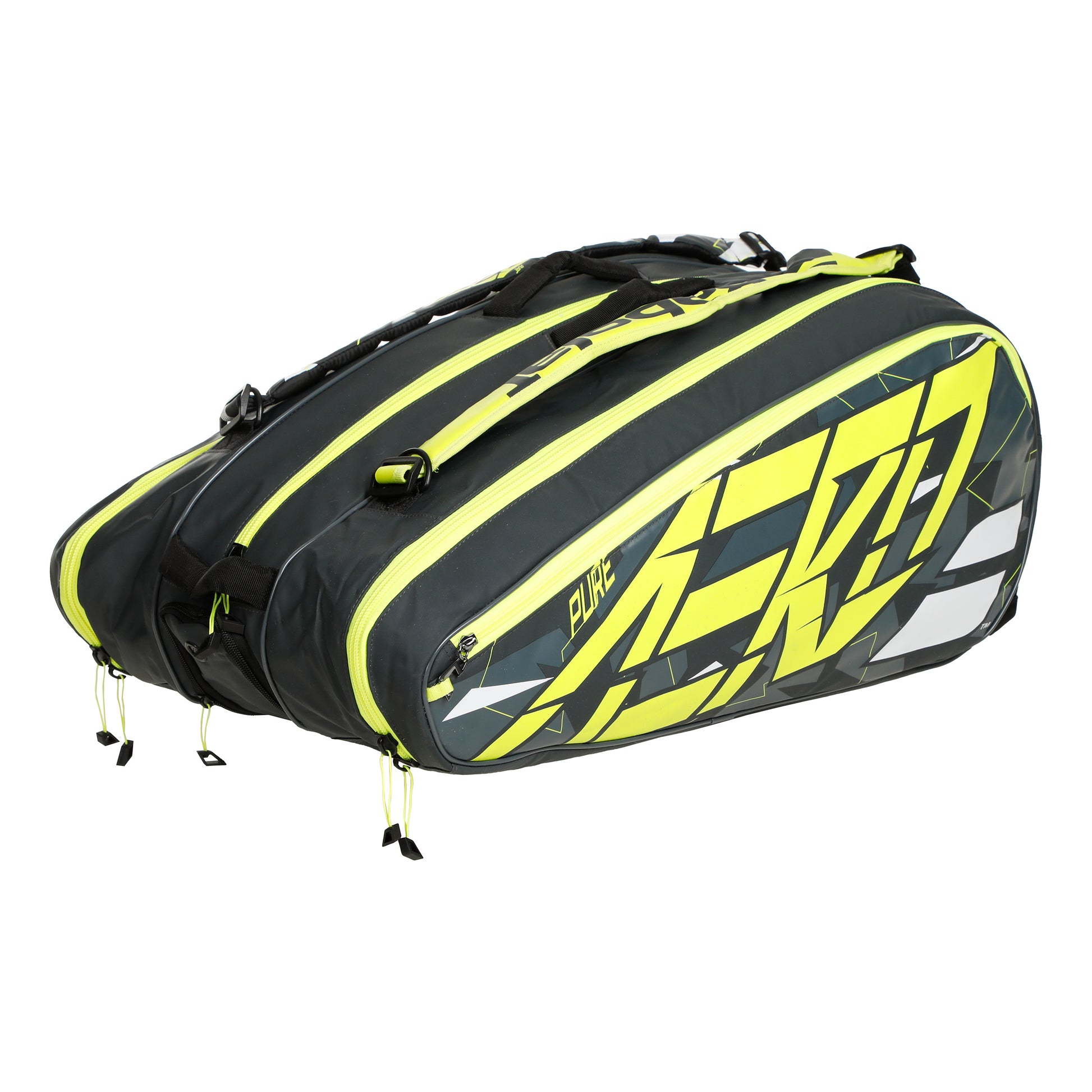 Babolat Pure Aero RH X 12 Schlägertasche-Anthrazit,Gelb