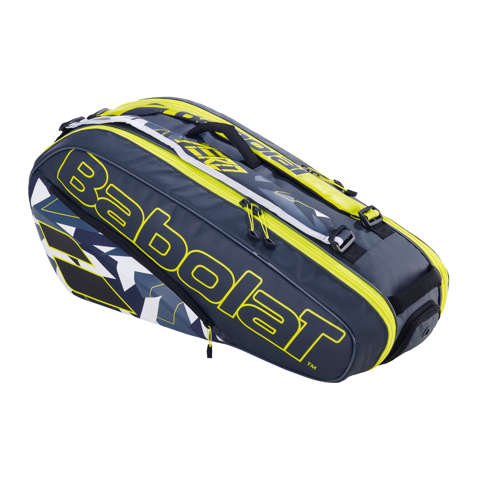 Babolat Pure Aero RH X 6 Housse De Raquette-Anthracite,Jaune