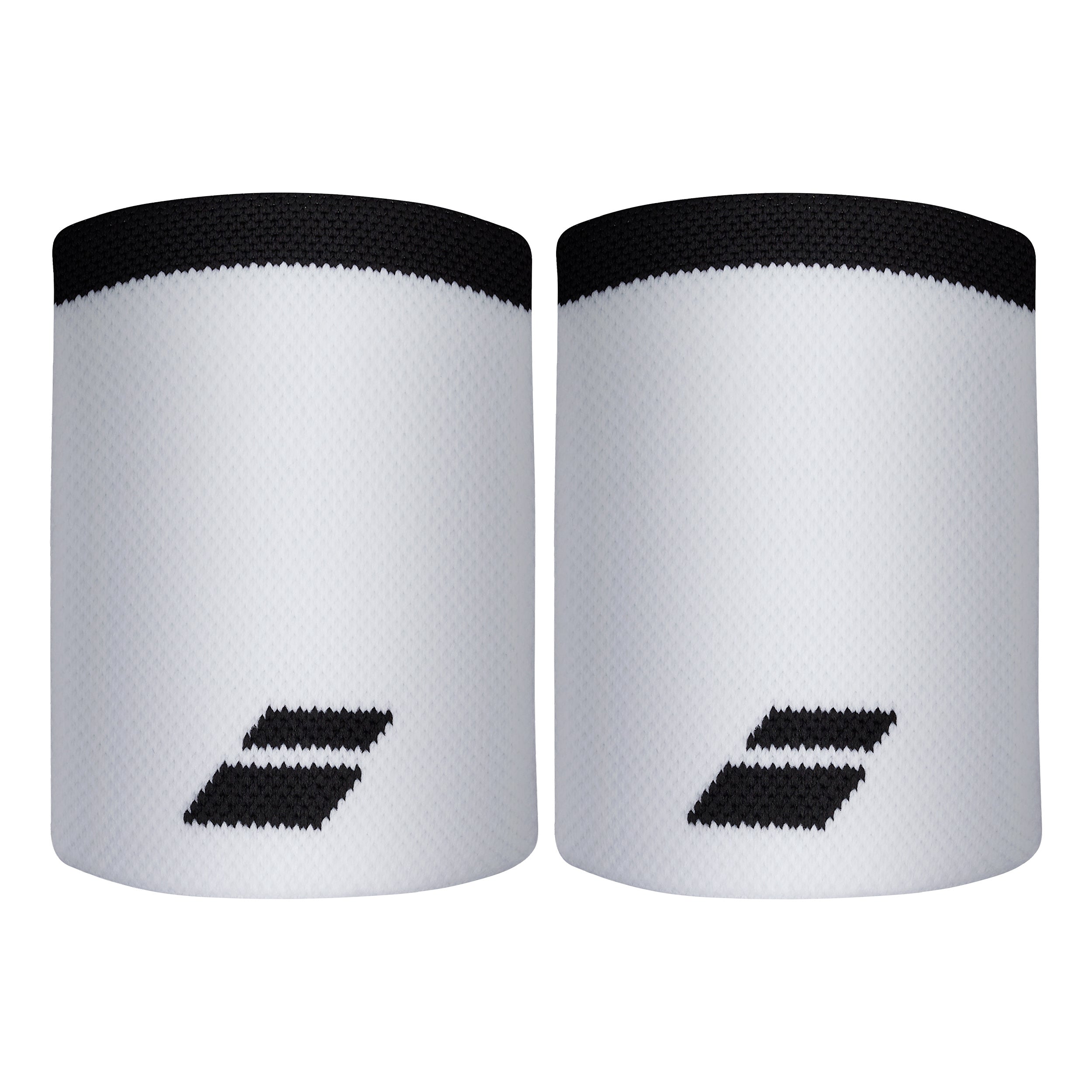 Babolat Logo Polsino anti sudore lungo - bianco, nero