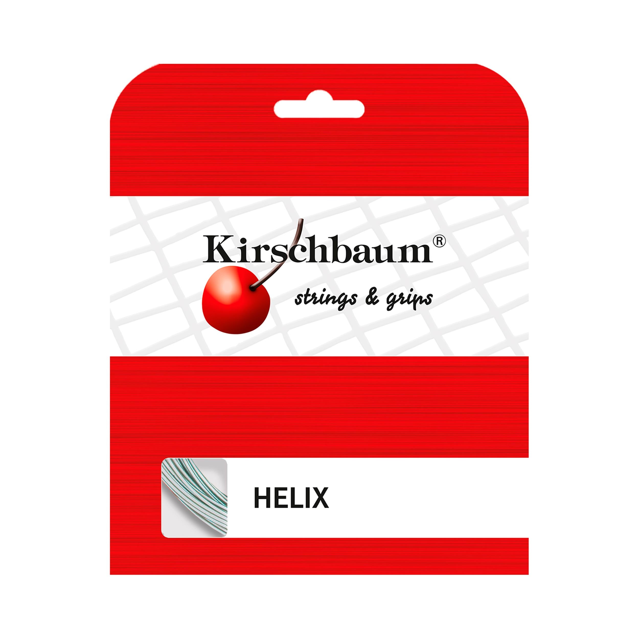 Kirschbaum Helix Cordage En Garniture 12m-Blanc